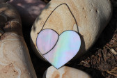 Srdce perleťové - Tiffany šperky