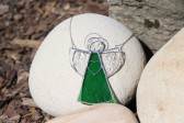 Anděl zelený - Tiffany šperky