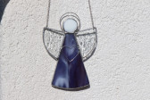 Anděl fialový - Tiffany šperky