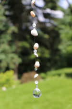 Lapač slunce s mušličkami - Tiffany šperky